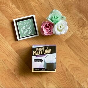 ‼️CLEARANCE SALE‼️ 🆕Mini Spinning LED Party Light New in Sealed Box